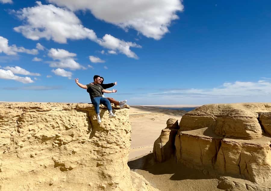 From Cairo: Desert Safari, Camel Ride, Magic Lake, & Lunch - Mudawara Mountain gives you the best wide view
