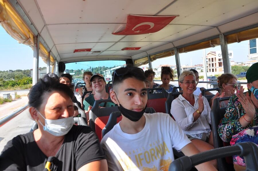From City of Side: Cabrio Bus Safari & Boat Tour with Lunch - Seleukia, aqueducts, and the cultural stops