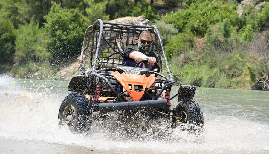 From city of Side: Taurus Mountains Buggy Safari - Views over valleys and village country