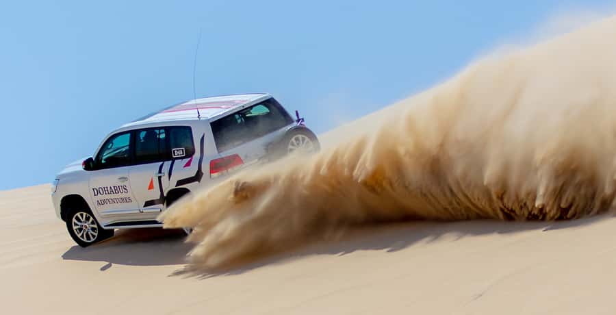From Doha: 8-hour Safari Tour with Desert Beach Experience - The 90-minute dune drive to Khor Al Adaid