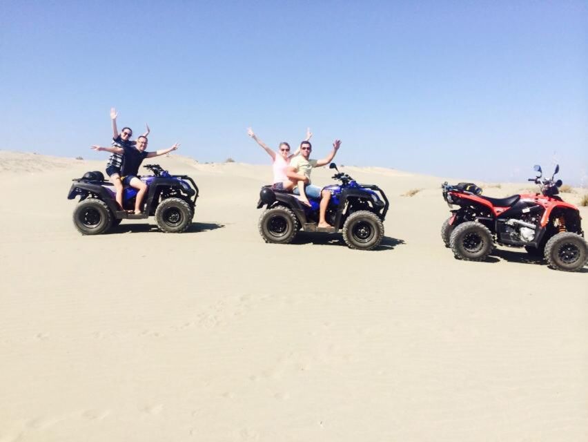 From Hurghada: El Gouna Quad and MX Bike Safari Tour - Dunes, canyon rock, and the 350-foot climb