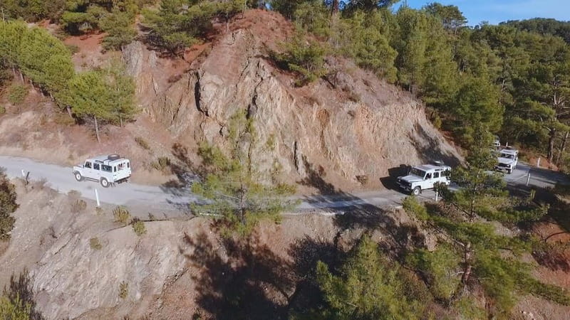 From Paphos: Grand Tour Jeep Safari - Gelefos Bridge puts you in the Troodos Forest