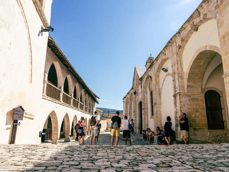 From Paphos: Grand Tour Jeep Safari - Omodos gives the day its strongest village stop