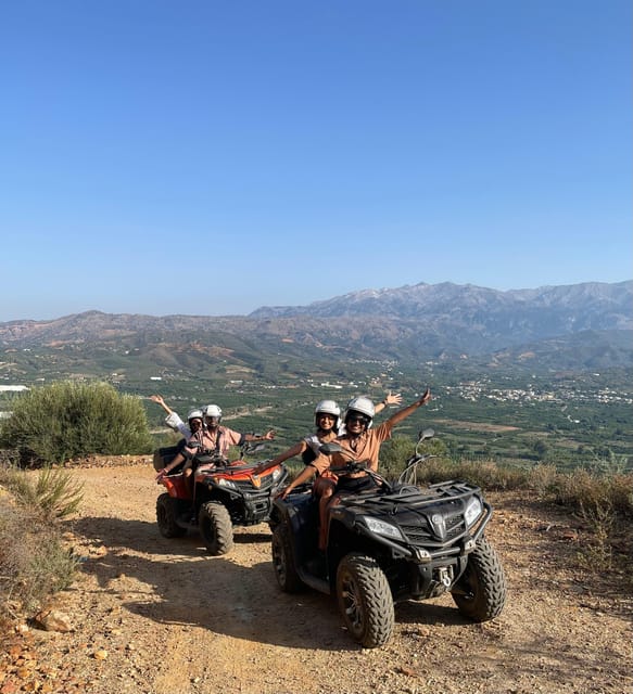 From Platanias: Quad safari with Hotel transfer - Leaving Platanias behind on four wheels
