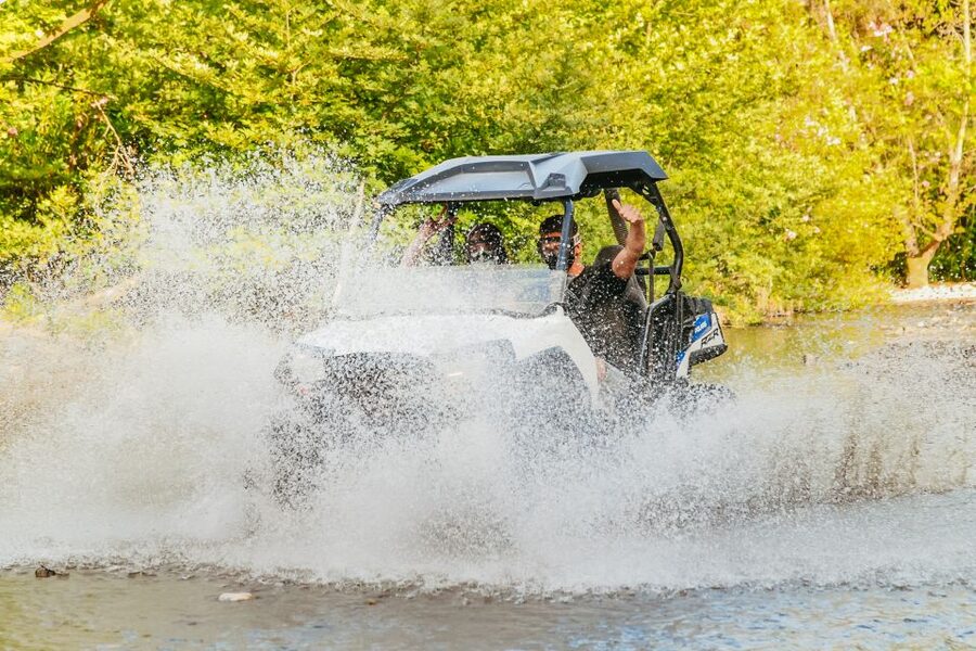 From Rethymno: Half-Day Quad Bike Safari - Coffee at Café Gidospito by Lake Potami