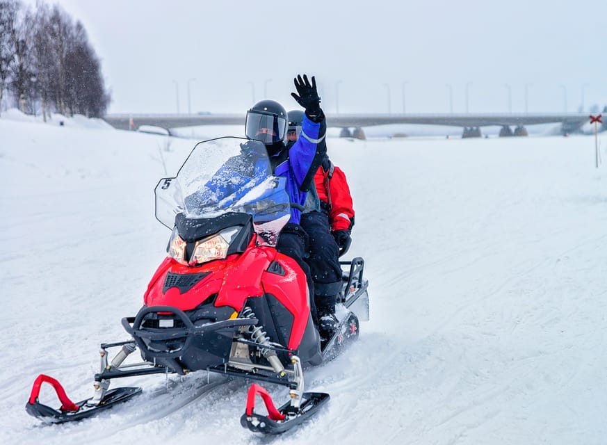 From Rovaniemi: 2-Hour Snowmobile Safari - Leaving Rovaniemi for the frozen countryside
