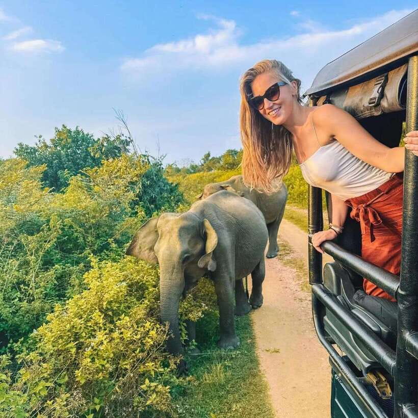 From Sigiriya : Hurulu Eco Park Safari : All Inclusive - The four-hour jeep ride