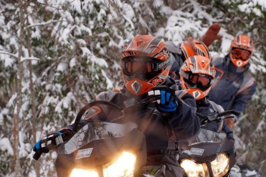 From Sirkka: Lapland Snowmobile Safari in Levi - Forest tracks, open fields, and distant peaks