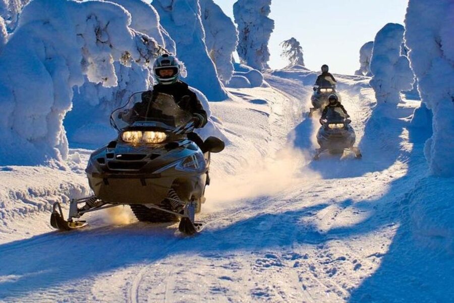 From Sirkka: Lapland Snowmobile Safari in Levi - The safety briefing matters more than it sounds