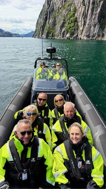 From Stavanger: Lysefjorden & Pulpit Rock Safari by RIB - Key points at a glance