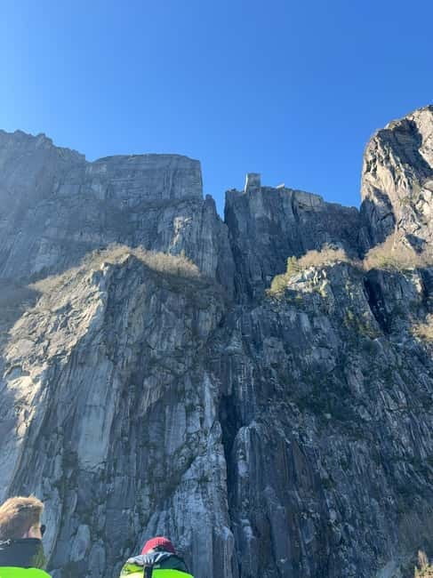 From Stavanger: Lysefjorden & Pulpit Rock Safari by RIB - Whiskey Waterfall up close