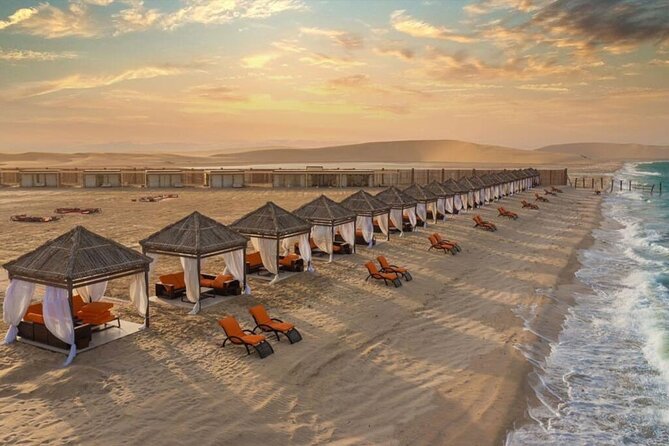 Full-Day Desert Safari with Buffet Dinner || Inland Sea Visit - Bedouin-Style Camp Beside the Sea