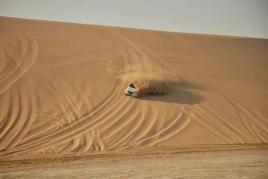 Full day desert safari with lunch or Dinner - The dune-bashing run to Khor Al Adaid