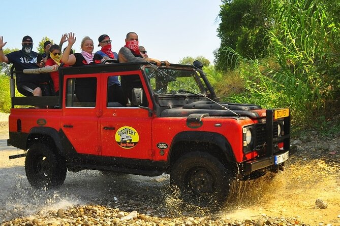 Full-Day Fun Jeep Safari:Through Waterfalls Villages Green Canyon - Manavgat Mosque and the short cultural stop