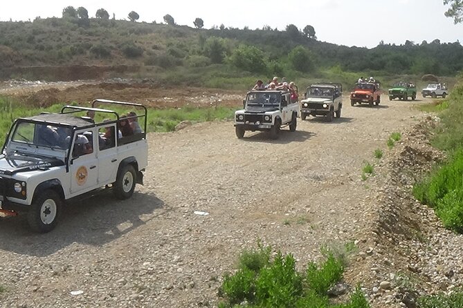 Full-Day Fun Jeep Safari:Through Waterfalls Villages Green Canyon - Green Lake and Manavgat Dam by boat