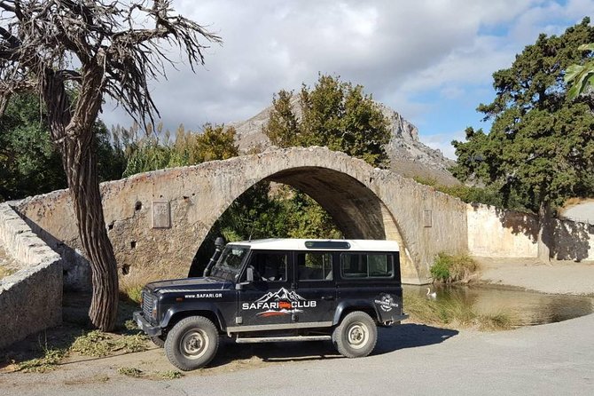 Full-Day Land Rover Safari from Rethymno with Lunch Swimming - Potami Dam and a rare wetland in southeastern Crete