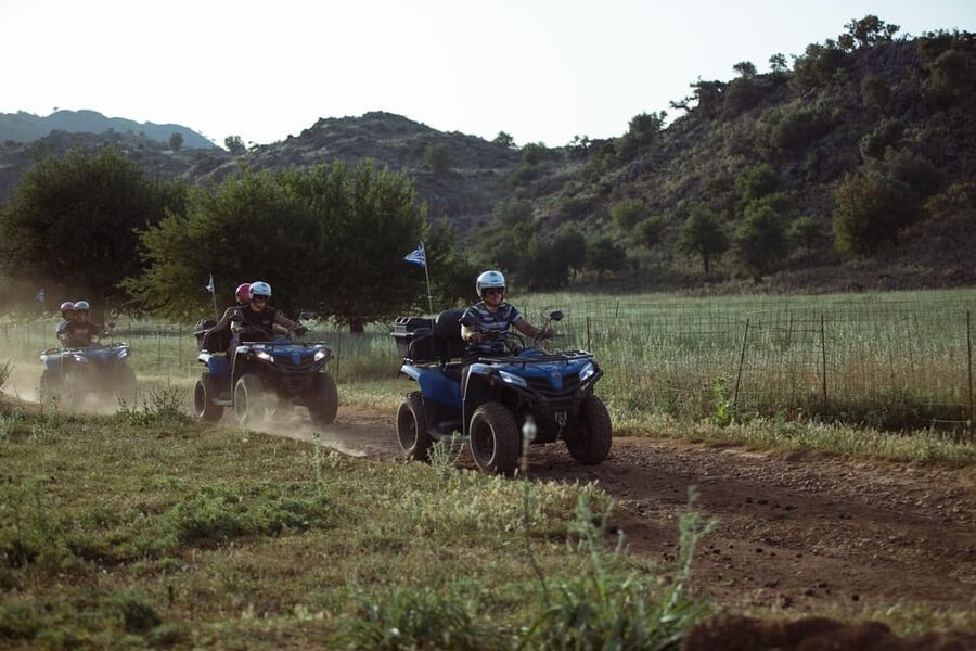 Georgioupolis Quad ATV Safari - Short stops that break up the driving