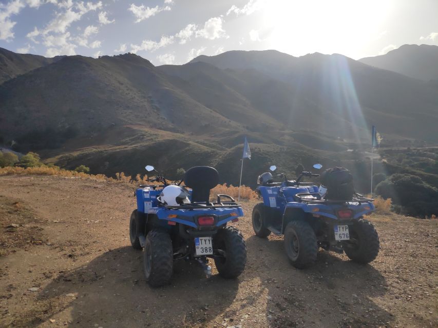 Georgioupolis Quad ATV Safari - Getting comfortable on the quad before the real ride