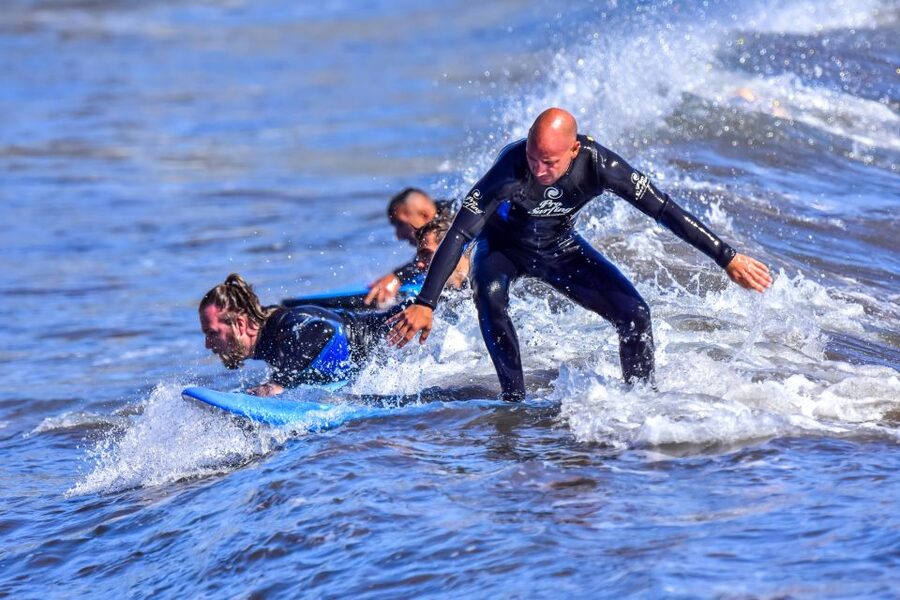 Gran Canaria Surf Safari Course: Surf Lesson all levels - Choosing the right beach instead of forcing the wrong one