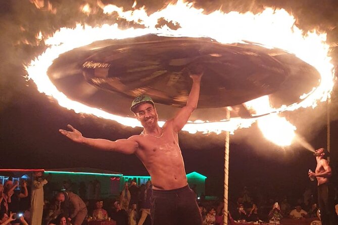 Guided Desert Safari with Dinner and Quad Biking in Dubai - Entering the Al Awir Bedouin-style camp