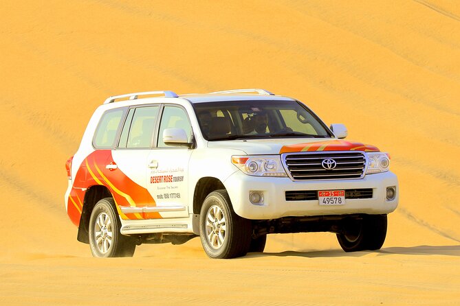 Half-Day Desert Safari from Abu Dhabi - BBQ dinner and three kinds of entertainment