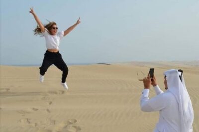 Half Day Desert Safari || Sand Boarding || Camel Ride || Inland Sea Visit ||