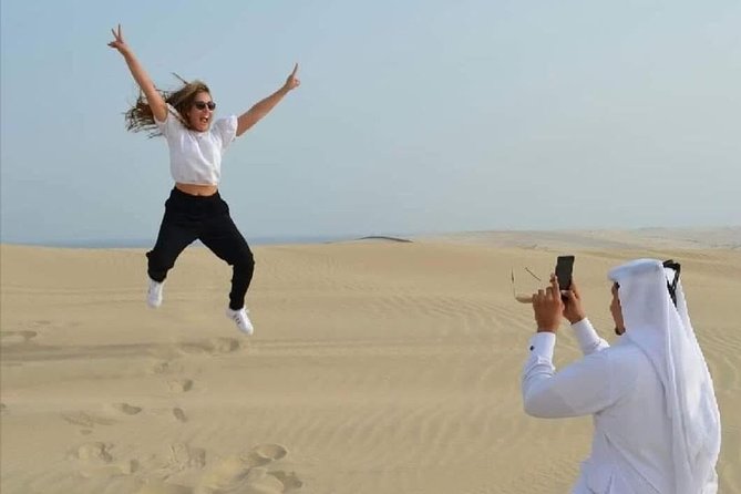 Half Day Desert Safari || Sand Boarding || Camel Ride || Inland Sea Visit || - Dune bashing, from smooth ride to full roller coaster
