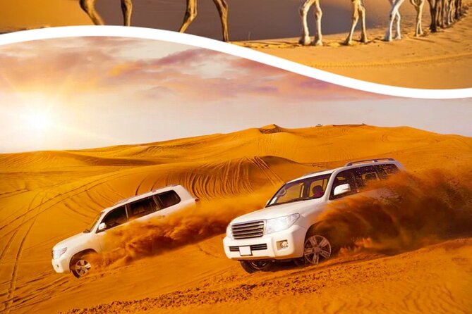 Half Day Desert Safari with Sand Boarding and Camel Ride - Dune bashing in a 4X4