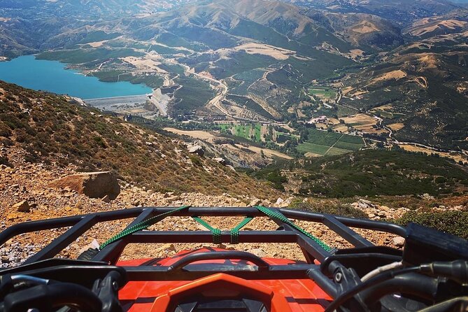 Half-Day Rethymno Quad Safari - The final climb above Rethymno