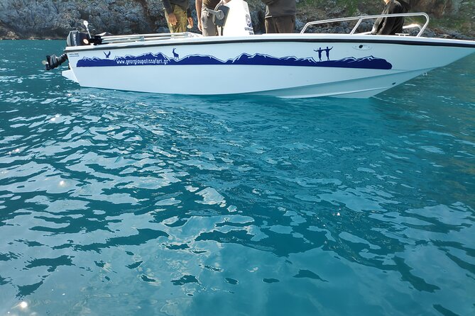 Half-Day Small-Group Boat Safari in Crete - Along the coast near Omprogialos