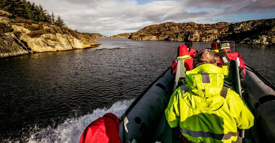 Haugesund: RIB Safari to the island communities - The open-water speed section