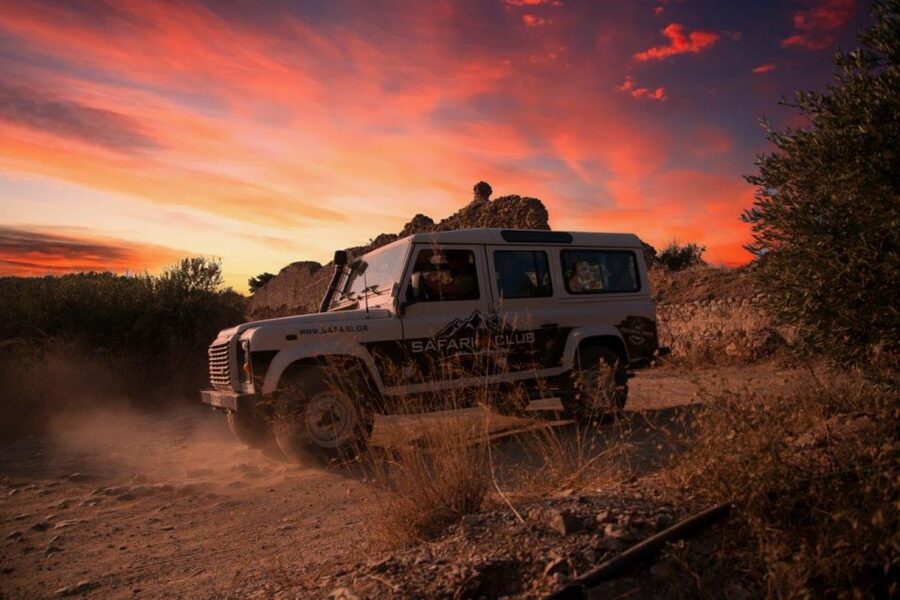 Heraklion: Sunset Safari with Dinner & Prosecco - What the $100 price really covers
