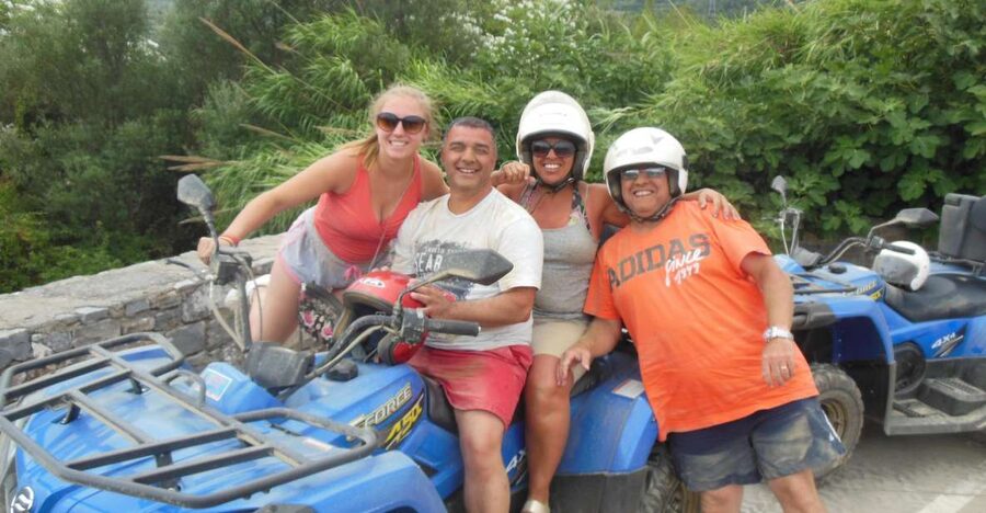 Hersonisos - Malia :off-road quad safari with transfer+Lunch - Up the mountain to Saint George Vrahasiotis
