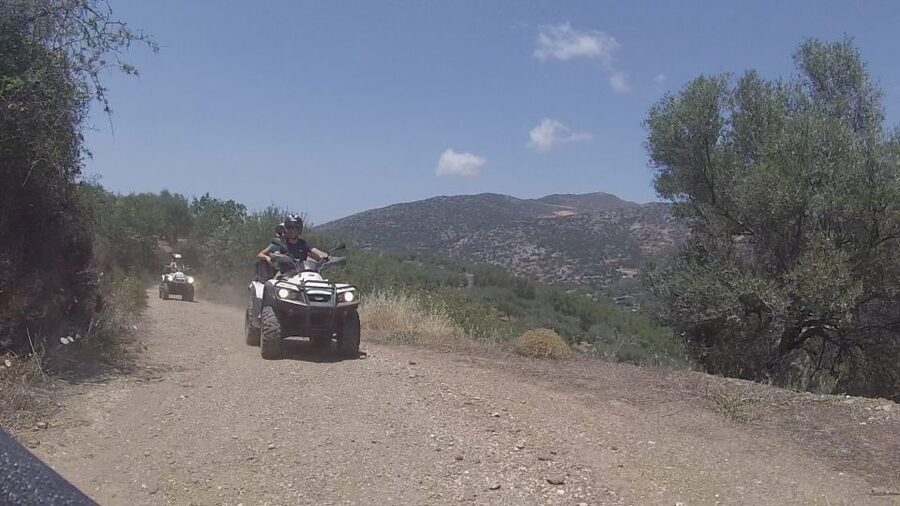 Hersonissos: ATV Quad Bike Safari in the Mountains of Crete - Aposelemis dam and the underwater village of Sfentili