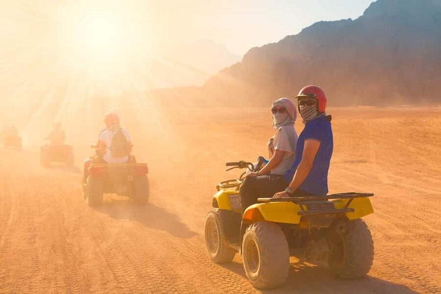 Hurghada: ATV Quad, Jeep and Buggy Safari with BBQ Dinner - Guides, safety, and group care