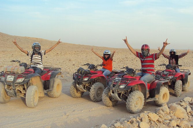 Hurghada: ATV Quad Safari, Camel Ride & Bedouin Village Tour - Guides, group pace, and the level of service