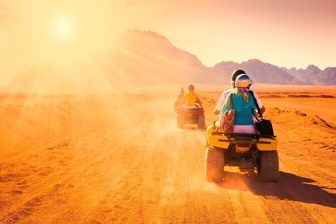 Hurghada: ATV Quad Safari, Camel Ride & Bedouin Village Tour - What the 45-minute quad ride feels like