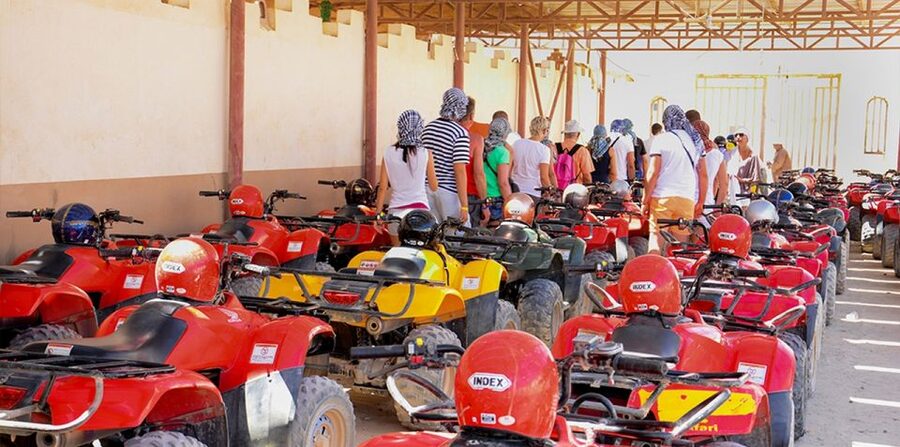 Hurghada: ATV Safari Tour with Camel Ride - Breakfast, dinner, and stargazing