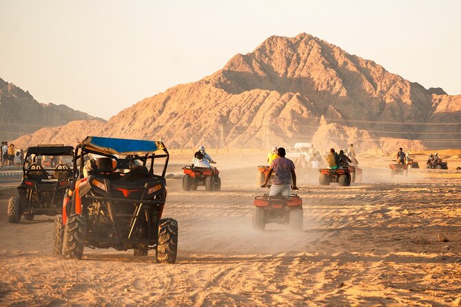 Hurghada Desert Safari Experience, ATV Quad, Camel Ride & Dinner - Six hours from Hurghada to the open desert