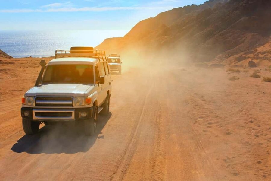 Hurghada: Mega Jeep safari, ATV & Bedouin vibe, and Dinner - The buggy ride: quick, noisy, and fun