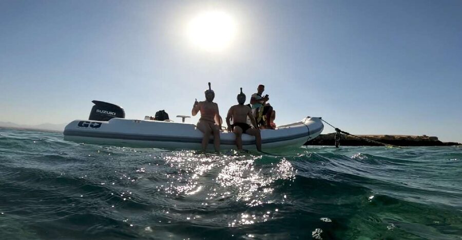 Hurghada: Safari ATV Quad & Speedboat to Orange bay island - From Hurghada’s hotel door to the desert