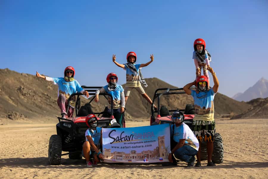 Hurghada: Sunset Desert Safari by Dune Buggy - Photo stops, sand, and sunset color