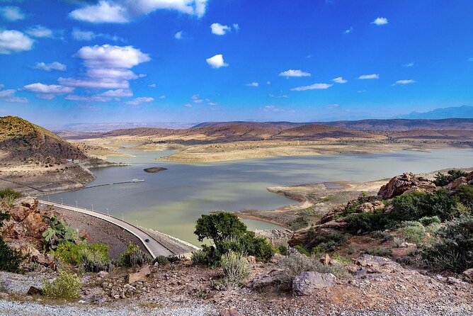 Jeep 4x4 Safari Desert Dunes & Atlantic Ocean with Berber Lunch - The Youssef Ibn Tachfine dam viewpoint