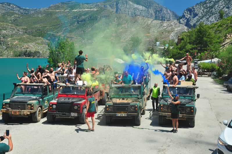 Jeep Safari-Lunch-Boat-Canyon-Waterfall-Foam,Water Party - Key points at a glance