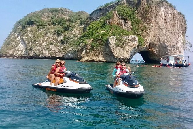 Jet Ski Safari in Puerto Vallarta - Approaching Los Arcos National Park