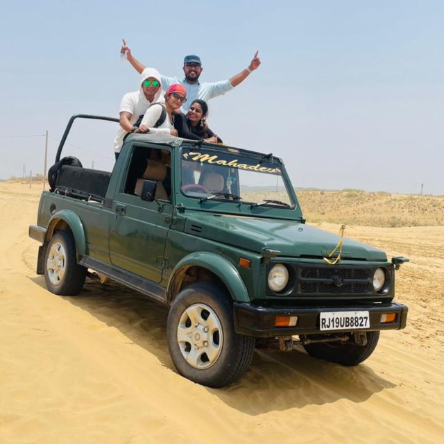 Jodhpur: Desert Camel and Jeep Safari with Traditional Food - The optional jeep safari and its bumpy side