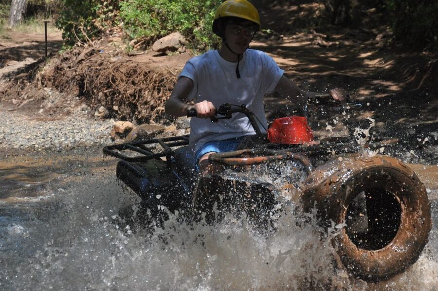 Kemer: Forest, Mud, and Streams Quad Safari Tour with Pickup - Practical packing and clothing advice