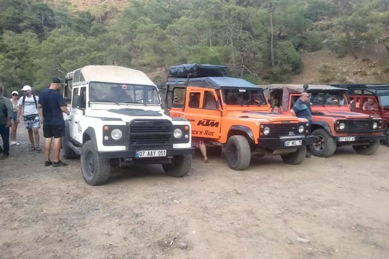 Kemer: Jeep Safari to Olympos Beach & the Flames of Chimaera - Pickup in Kemer and the first road out