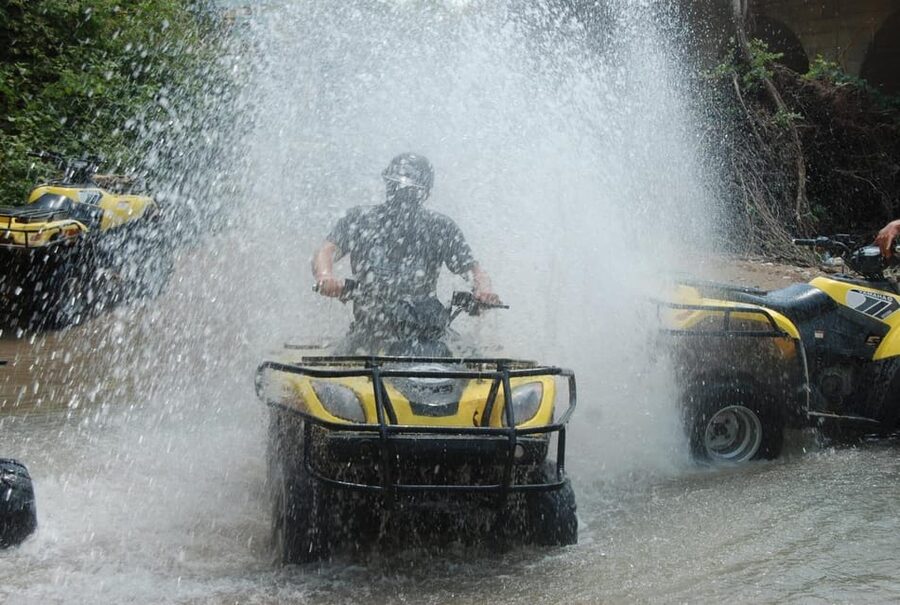Kemer: Quad Safari Experience in the Forest w/Hotel Pickup - Learning the quad controls before the rough track
