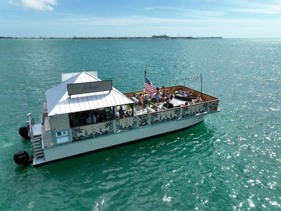 Key West: Sandbar Safari Tiki Cruise - Who will enjoy the Lazy Lady most?